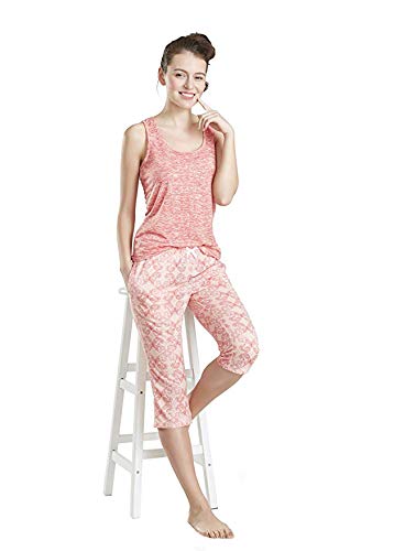 INK+IVY Summer Pajamas for Women, Cute Print Capris Pajama for
