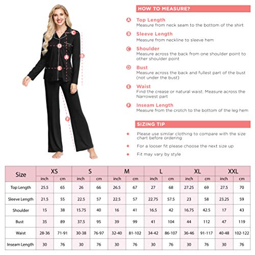 INK+IVY Womens Pajamas Set Long Sleeve Notch Collar Sleepwear Soft Nightwear Pjs